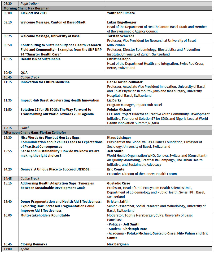 Program BSF2019