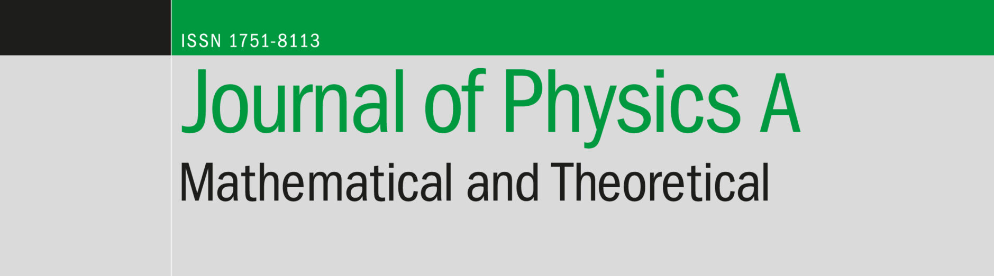 Journal of Physics A: Mathematical and Theoretical