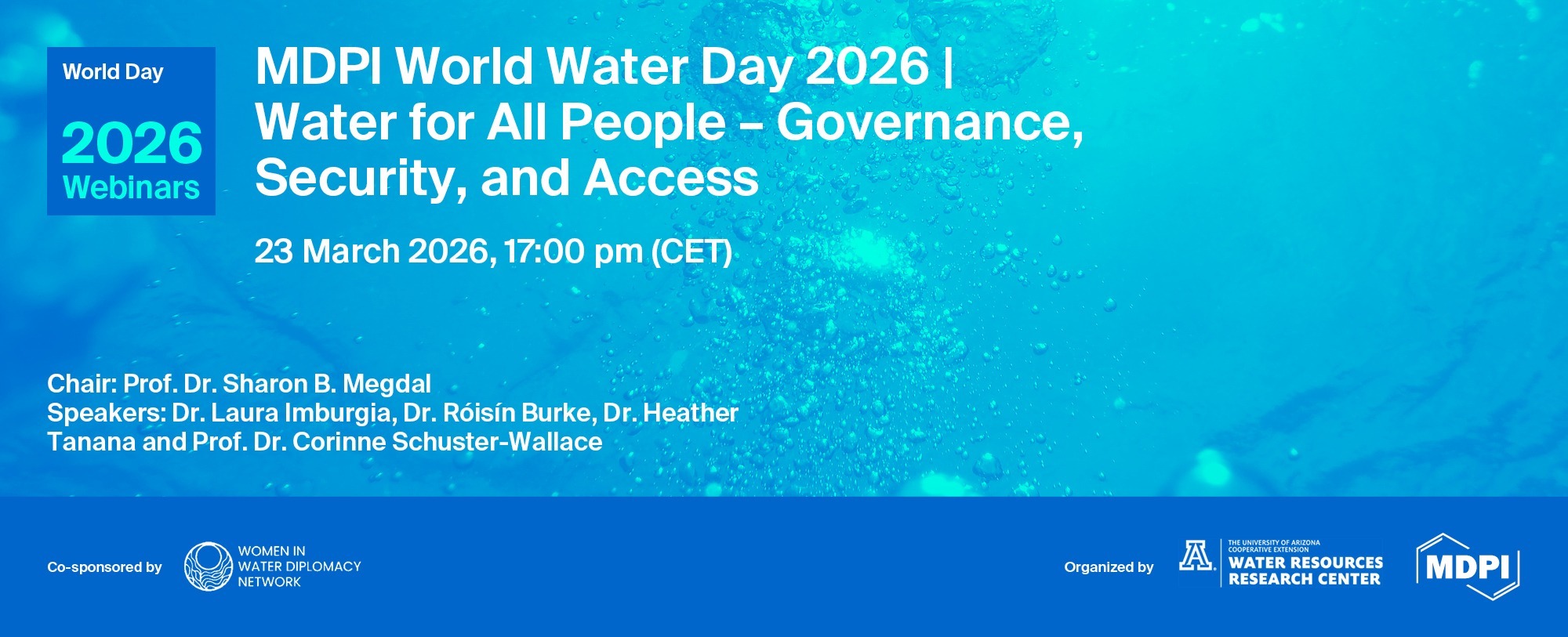 MDPI World Water Day Webinar 2026 | Water for All People – Governance ...