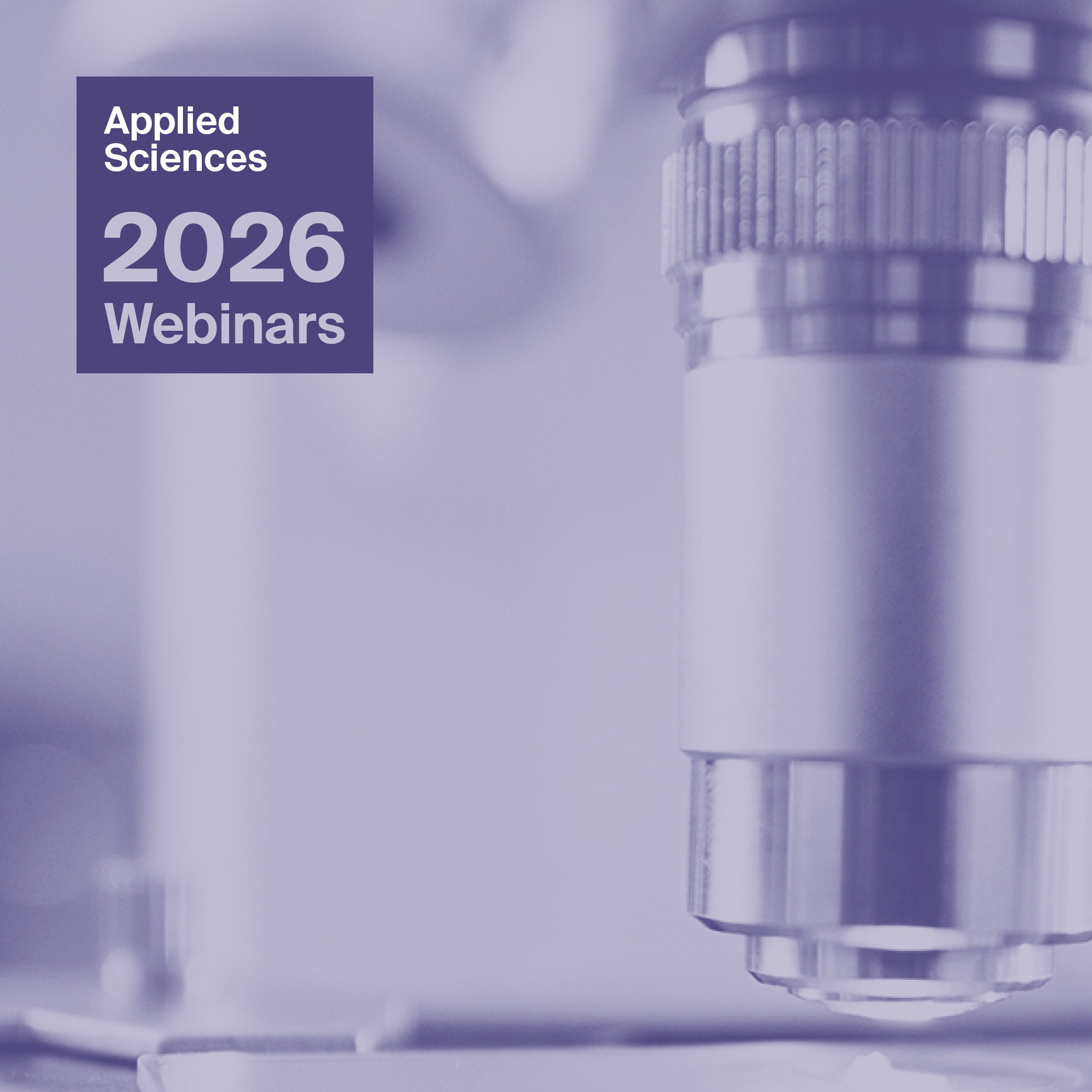 Applied Sciences Webinar