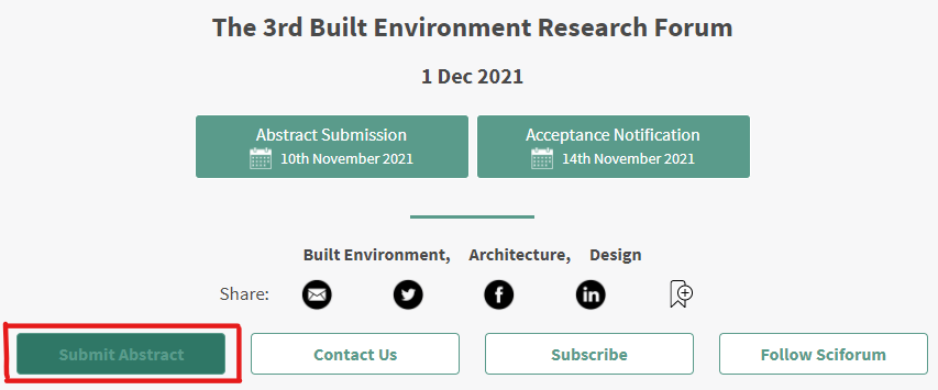Abstract submission button