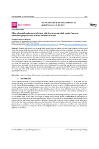 Proceedings Paper_Effect of partial replacement of wheat with fava bean and black cumin Flours on nutritional properties and sensory attributes of bread.pdf