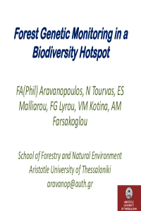 ARAVANOPOULOS ET AL 2022 GENETIC MONITORING IN A BIODIV HOTSPOT.pdf
