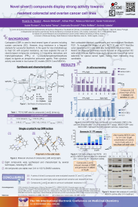 Novel silver(I) compounds display strong activity towards resistant colorectal and ovarian cancer cell lines_7th IECMC_RT.pdf