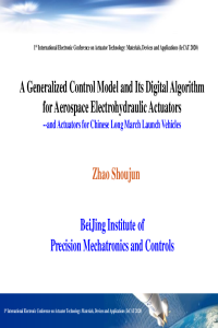 Sciforum-041488 A Generalized Control Model and Its Digital Algorithm for Aerospace EH Actuators20201114.pdf