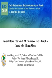 Standardization of extraction of DNA from silica-gel dried.pdf