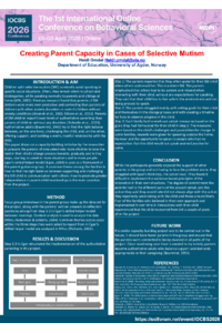 Poster Heidi Omdal, University of Agder, Norway.pdf
