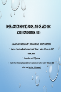 Degradation kinetic modelling of ascorbic acid from orange.pdf