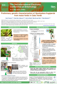 Poster Genetic caracterization of S. frugiperda Cabo Verde _ Carla Tavares et al..pdf