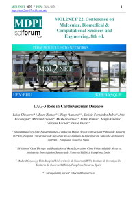 MOL2NET'22 Chocarro LAG-3 Role in Cardiovascular Diseases.pdf