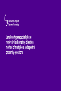 Lensless hyperspectral phase retrieval via alternating direction.pdf