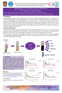 N_Sreckovic_Cytotoxic activity of silver nanoparticles synthesized using aerial part and root extracts of Lythrum salicaria L.pdf