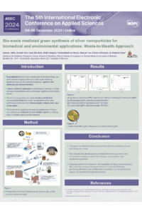 Bio-waste mediated green synthesis of silver nanoparticles for biomedical and environmental applications Waste-to-Wealth Approach. (1).pdf