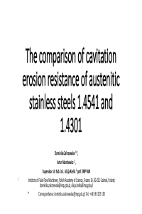 The comparison of cavitation erosion resistance of austenitic.pdf