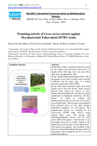 Promising activity of Cissus incisa extracts against Mycobacterium Tuberculosis H37RV strain.pdf