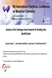 J.Santoro_Analysis of the Hydrogen bond network for binding sites identification.pdf