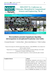 Bioremediation potential of glyphosate-degrading microorganisms in  eutrophicated Ecuadorian water bodies.pdf