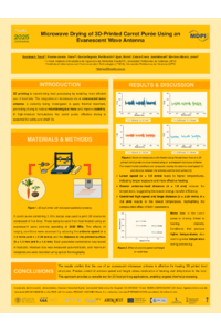 Poster_Microwave Drying of 3D-Printed Carrot Purée Using an Evanescent Wave Antenna_TDV.pdf