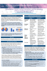 Poster - Urbanisation, human–animal interaction, and the emerging crisis in working equid welfare.pdf