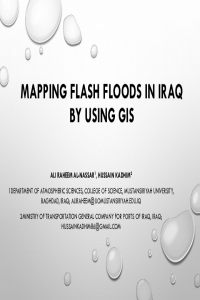 sciforum-047067...Mapping flash floods in Iraq by using GIS.presentation.pdf