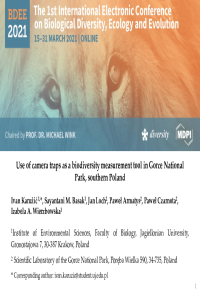 Use of camera traps as a biodiversity measurement tool in Gorce National Park, southern Poland_ IK.pdf