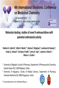 Molecular docking  studies of novel 9-aminoacridines with potential antimalarial activity.pdf