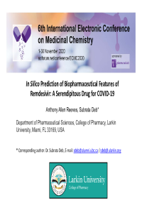In Silico Prediction of Biopharmaceutical Features of Remdesivir A Serendipitous Drug for COVID-19.pdf