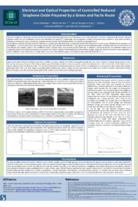 Electrical and Optical Properties of Controlled Reduced Graphene Oxide Prepared by a Green and Facile Route (poster).pdf