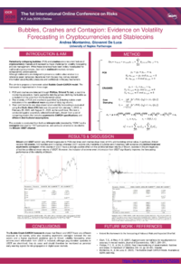 Bubbles, Crashes and Contagion Evidence on Volatility Forecasting in Cryptocurrencies and Stablecoins_AndreaMontanino_GiovanniDeLuca.pdf