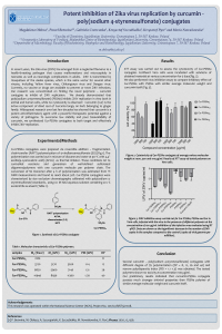 Poster-Potent inhibition of Zika virus replication by curcumin - poly(sodium 4-styrenesulfonate) conjugates .pdf