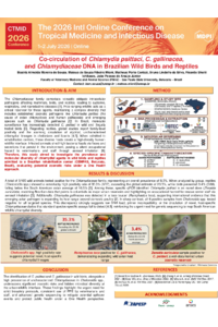 Poster - Co-circulation of Chlamydia psittaci, C. gallinacea, and Chlamydiaceae DNA in Brazilian Wild Birds and Reptiles.pdf