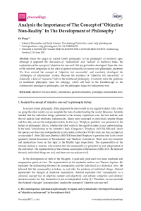 IS4SI-2017_En Wang__Analysis the Importance of The Concept of Objective Non-Reality In The Development of Philosophy.pdf