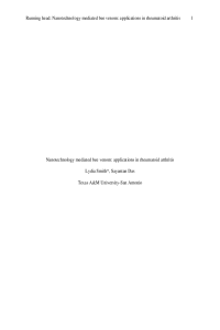 Nanotechnology mediated bee venom - applications in rheumatoid arthritis.pdf