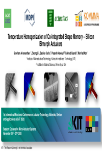 IeCAT2020 - Temperature Homogenization of Co-Integrated Shape Memory – Silicon Bimorph Actuators - PPT.pdf