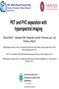 ECSA-1_PET and PVC Separation with Hyperspectral Imaging_Presentation_Moroni et al.pdf