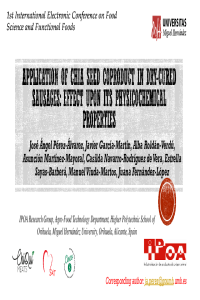 R1 Presentación dry cured sausages with whole chia and chia coproducts.pdf