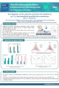 Investigation on the rejection of mixed salt solution by g-C3N4 functionalized nanofiltration membrane.pdf