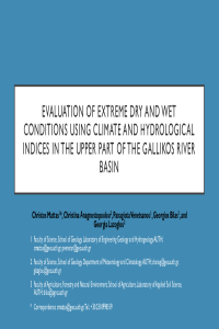 Evaluation of extreme dry and wet conditions using climate and hydrological indices in the upper part of the Gallikos River Basin.pdf