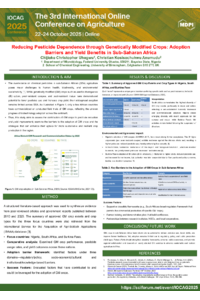 Reducing Pesticide Dependence through Genetically Modified Crops - MDPI Poster Presentation.pdf