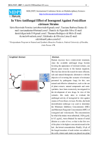 In Vitro Antifungal Effect of Isoeugenol Against Penicillium citrinum Strains.pdf
