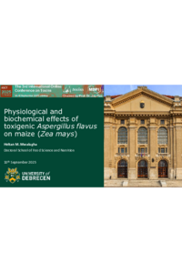 Presentation_Physiological and biochemical effects of toxigenic Aspergillus flavus on maize (Zea mays)_IOCT2025.pdf