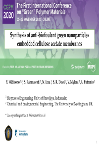[CGPM] Synthesis of anti-biofoulant green nanoparticles embedded cellulose acetate membranes (Wibisono et al., 2020).pdf