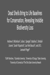Dead Shells Bring to Life Baselines for Conservation.pdf