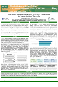 Open Science and Citizen Engagement: LIASTRA’s Contribution to the Democratization of Knowledge POSTER.pdf