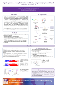 Apolipoprotein A-I as a platform for modulating and prolonging the activity of cytokines fused with it.pdf