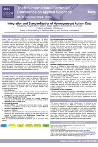 Integration and Standardization of Heterogeneous Autism Data - pôster.pdf