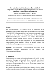 on-water synthesis of 2,3-dihydroquinazolin .pdf