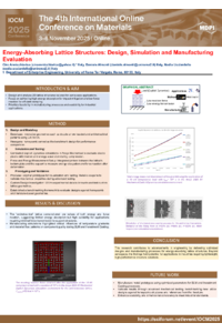 Poster IOCM2025 Energy-Absorbing Lattice Structures Design, Simulation and Manufacturing Evaluation Annicchiarico.pdf
