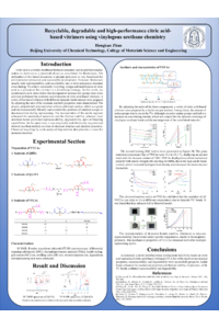 sciforum-138429 Recyclable, degradable and high-performance bio-based vinylogous urethane vitrimers.pdf