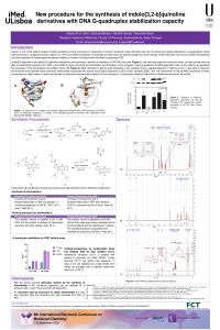New procedure for the synthesis of indolo[3,2-b]quinoline derivatives with DNA G-quadruplex stabilization capacity POSTER.pdf